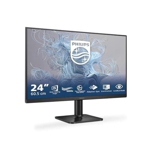 Image of Philips 24E1N1100-24 inch Full HD monitor, 120 Hz, Adaptive Sync. (1920x1080, 1x D-Sub, 1x HDMI 1.4) black