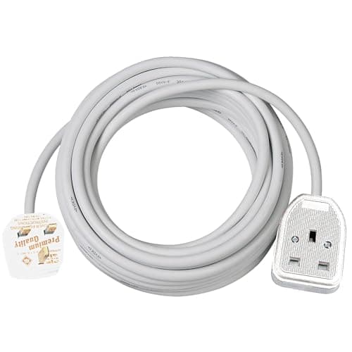 Image of Brennenstuhl Extension Cable for Home and Office (5m Cable for Indoor use, with Socket 13 A BS) White