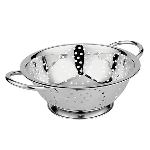 Image of Acense Stainless Steel Colander 24cm (Silver)