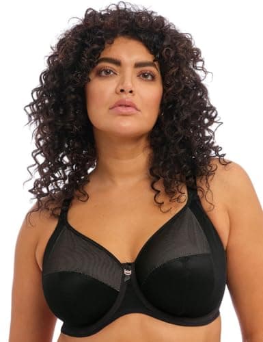 Image of Elomi Kintai Underwired Full Cup Bra (36F, Black)