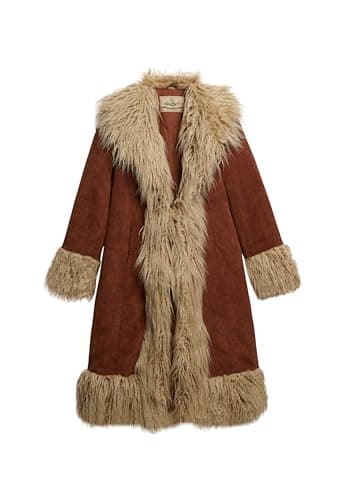Image of Superdry Long Afghan Coat M Brown