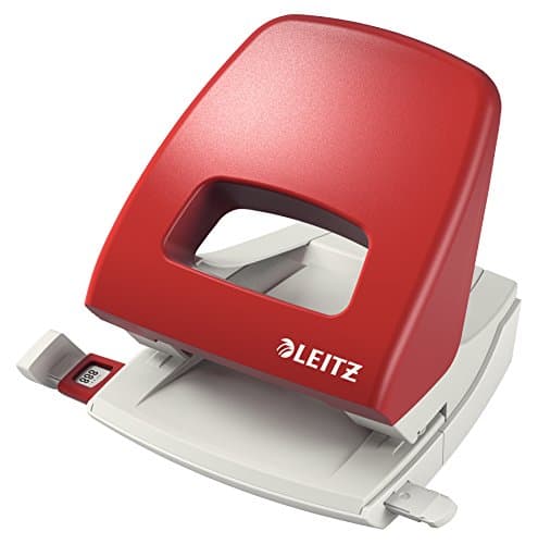 Image of Leitz 50050025 "Nexxt Series" Office Hole Punch - Red