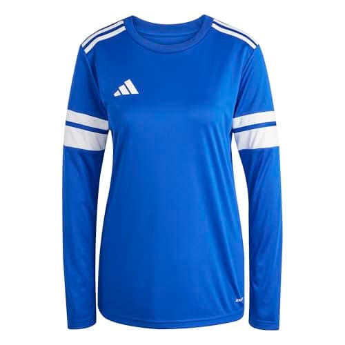 Image of adidas Women's SQUADRA25 Jersey Long Sleeve, Team Royal Blue/White, XL