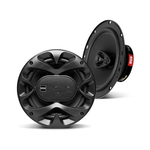 Image of BOSS Audio Systems CH6530B Chaos Series 6.5 Inch Car Stereo Door Speakers - 300 Watts Max, 3 Way, Full Range Audio, Tweeters, Coaxial, Sold in Pairs…