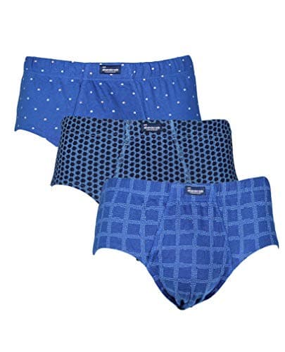 Image of ABANDERADO - Mens 3-Pack Slip Briefs Open Fly 100% Cotton Underwear - 1NO, 48/M