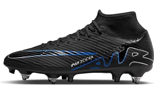 Image of NIKE Zoom Superfly 9 Acad SG-Pro AC, High Men, Black Chrome Hyper Royal, 3.5 UK