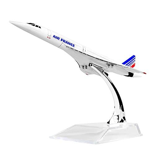 Image of LESES Diecast Plane Model 1:400 scale FRANCEF-BVFB Concorde Airplane Model for Decoration or Gift
