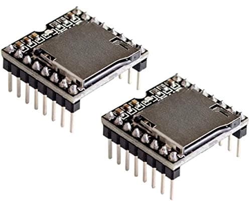Image of 2pcs DFPlayer Mini MP3 Player Module MP3 Voice Module TF Card and USB Disk