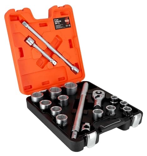 Image of Bahco SLX17 SLX17 Socket Set 17-Piece 3/4-Inch Drive