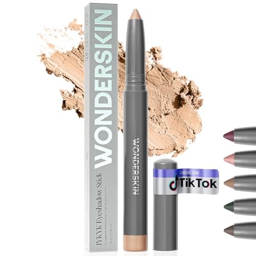 Image of Wonderskin Eyeshadow Stick - IYKYK Longwear Eye Shadow Sticks, Budge-Proof & Waterproof Shimmer Eyeshadow Stick with Built-in Sharpener (Champagne)