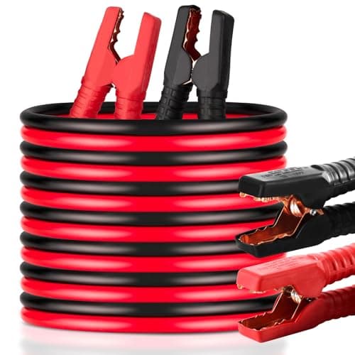 Image of NICAI Kitchen Jumper Cables for Car Battery,Heavy Duty Booster Cables Car Van, 4m 2000AMP Jump Starting Dead or Weak Batteries Emergency Roadside Assistance, Works in Every Weather