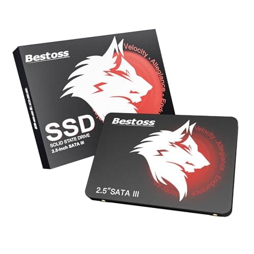 Image of Bestoss 2.5 Inch SSD 240GB Internal Hard Drive for Pc or Laptop, SATA III 6Gb/s, Internal State Drive, Up to 550MB/s, Computer Storage Upgrade for Office, Students, Home Entertainment