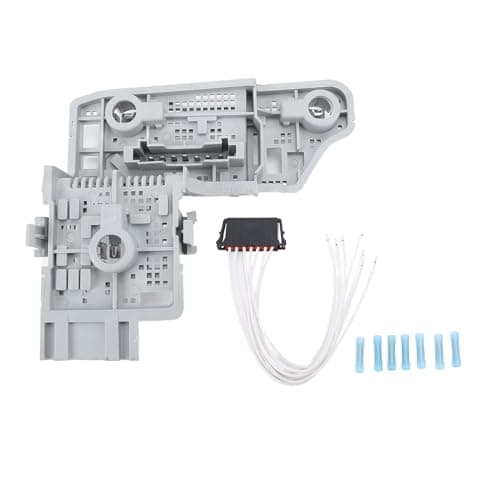 Image of Cocoarm Tail Light Bulb Holder, ABS Rear Lamp Bulb Carrier with Wiring Harness and 7 Terminals, Direct Replacement Socket Holder for C Class W204 Saloon 2012 2013 2014 (Left Rear: 2048202277)