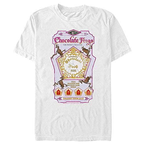 Image of Harry Potter Men's Chocolate Frogs T-Shirt, White, XL