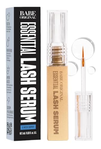Image of Babe Original Essential Lash Serum - Transform Your Lashes with Longer-Looking, Fuller-Looking Results - 1ml