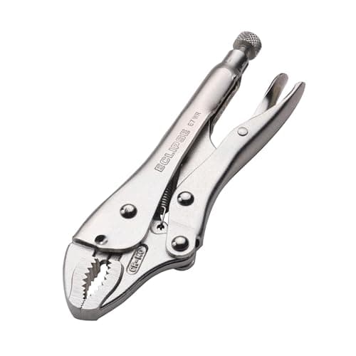 Image of Eclipse Professional Tools E7WR Curved Jaw Locking Pliers with Wire Cutters 175mm (7")