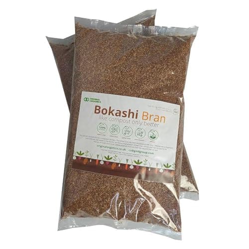 Image of Original Organics Bokashi Bran Compost Converter and Soil Improver Enriched with Effective Micro Organisms - 2x 1kg BAG