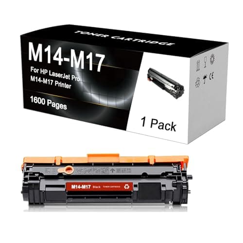 Image of M14 M17 M14-M17 Toner Cartridge Replacement for HP LaserJet Pro M14-M17 PCLmS Printers, high yield black toner 1600 Pages,Black-1 pack