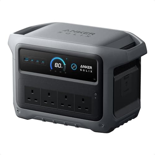 Image of Anker SOLIX C1000 Gen 2 Portable Power Station, 2000W (Peak 3000W) Solar Generator, Full Charge in 49 Min, 1024Wh LiFePO4 Battery for Home Backup, Power Outages, and Camping