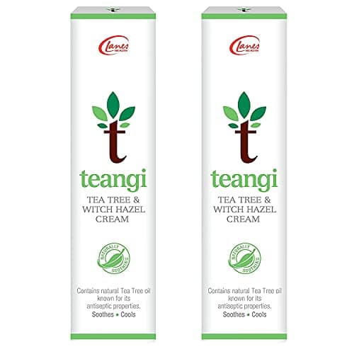 Image of 2 X Lanes Health Teangi Tea Tree & Witch Hazel Cream 28G-FREE UK DELIVERY by Lanes Health Teangi