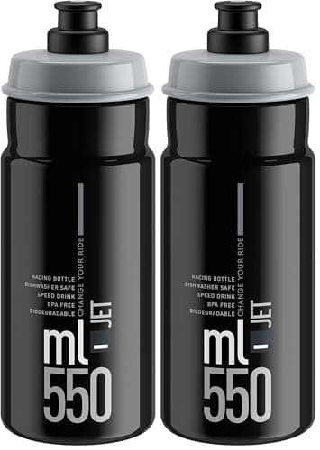 Image of Elite Jet Biodegradable 550ml, Black (Pack of 2)
