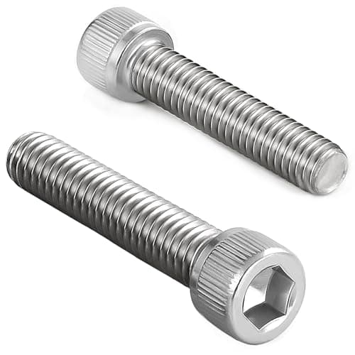 Image of AMLOOPH M6 Screws, M6 X 70mm Allen Socket Head Cap Screws/Bolts - 6mm Diameter Fully Threaded M6 Bolts 70mm A2 Stainless Steel Long Hex Socket Bolt Coarse (Pack Of 10）