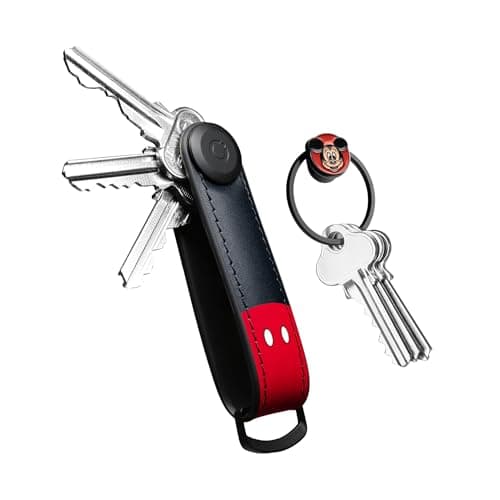 Image of Orbitkey Disney Mickey Mouse Hybrid Leather Key Organiser + Ring v2 Kit