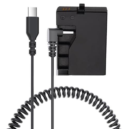 Image of F1TP ACK-E10 USB-C Power Adapter and LP-E10 DR-E10 DC Coupler Kit Replacement for Canon EOS Rebel T3 T5 T6 T7 T100 1100D 1200D 1300D 2000D Cameras