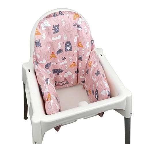 Image of ZARPMA Inflatable Cushion Inner Cover Compatible for IKEA Antilop Highchair (Cover Only) (Pink)