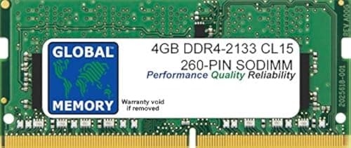 Image of 4GB DDR4 2133MHz PC4-17000 260-PIN SODIMM MEMORY RAM COMPATIBLE WITH LAPTOPS/NOTEBOOKS