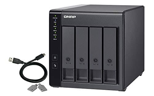 Image of QNAP TR-004 4 Bay Desktop NAS Expansion - Optional Use as a Direct-Attached Storage Device