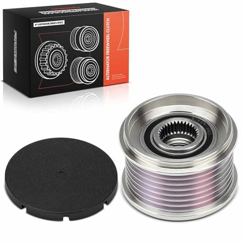 Image of Frankberg Alternator Freewheel Clutch Pulley with 7 grooves Compatible with Ducato Box 250 2.3L Daily V Platform/Chassis 2.3L Replace# 535035110