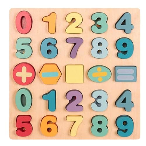 Image of Wooden Alphabet Puzzle - Kids Letter Learning Board, Educational Matching Game, Bright Sorting Blocks Toy, Early Literacy Activity | Letter Puzzle For Classroom Preschool Home Travel Party