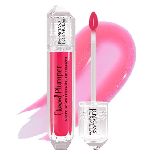Image of Physicians Formula, Diamond Plumper, Lip Plumper with Hydrating, Nourishing and Plumping Formula, Lip Gloss with Lustrous Diamond Dust for a Gemstone-like Shine, Pink Radiant Cut