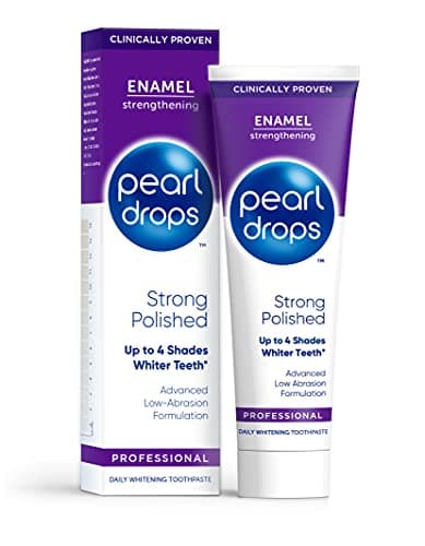 Image of Pearl Drops Strong White Toothpaste, Polished Mint Flavour, Clinically Proven Whitening, Low Abrasion, Daily Use Formula, 75ml