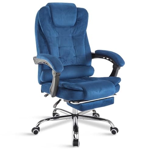 Image of Blisswood Office Chairs Ergonomic Desk Chair High Back Computer Chairs with Lumbar Support & Footrest Executive Work Chair with 135° Recline Adjustable Height, Tilt Function, 360° Swivel for Home