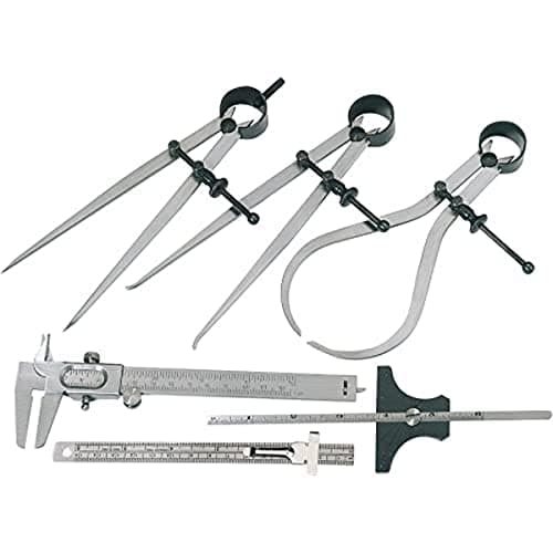 Image of Draper 59110 Measuring Set, 6 Pieces , Blue