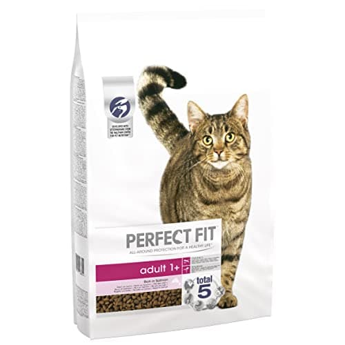Image of Dry Cat Food Adult 1+ - Complete Dry Food for Adult Cats from 1 Year Old, Rich in Salmon – 7 kg (Pack of 1)