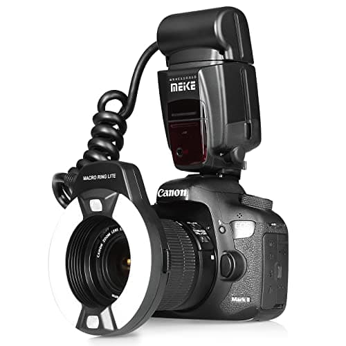 Image of Meike MK-14EXT-C E-TTL Macro Ring Lite Flash with LED AF Assist Lamp For Canon Cameras 5D Mark II 6D 7D 50D 60D 70D 550D 600D 650D 700D