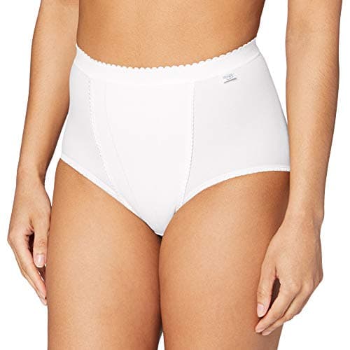 Image of Sloggi Women's Control Maxi Brief, White, Size 18