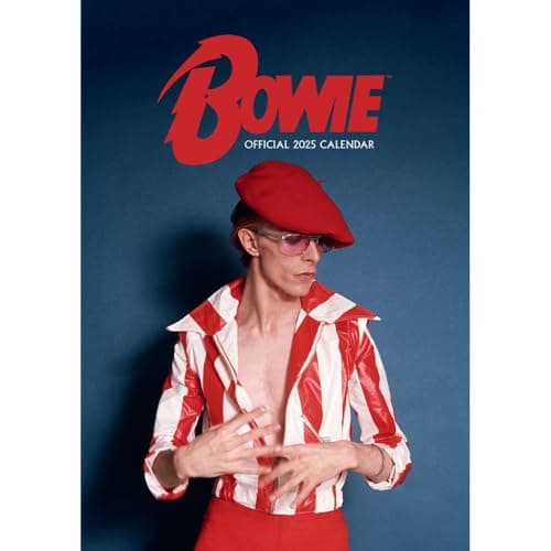 Image of 2025 Calendar David Bowie Month to View A3 Calendar Official Product