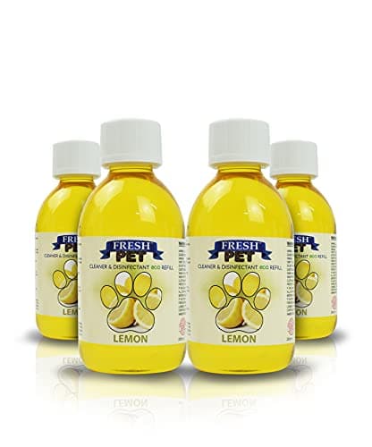 Image of Trade Chemicals FRESH PET SUPER CONCENTRATED DISINFECTANT - 4 x 5L eco-Refill - (LEMON)
