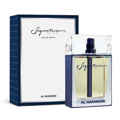 Image of Al Haramain Signature Blue Women Eau de Parfum Spray 100ml | Luxury Unisex Arabian Perfume | Long-Lasting Woody Citrus Floral Fragrance | Premium Gift