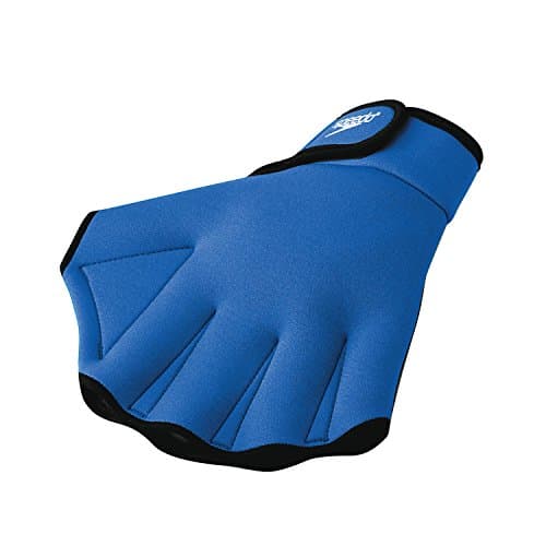 Image of Speedo unisex adult Swim Training Fitness aquatic gloves, Royal, X-Large US