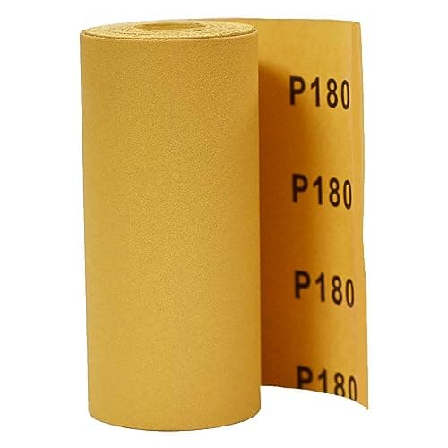 Image of Trend Aluminium Oxide Sanding Roll, 240 Grit, 115mm Wide x 5 Metre Long, Strong & Durable Anti-Clog Sand Paper, AB/R115/240A