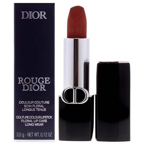 Image of Rouge Dior Couture Velvet Lipstick - 100 Nude Look by Christian Dior for Women - 0.12 oz Lipstick (Refillable)