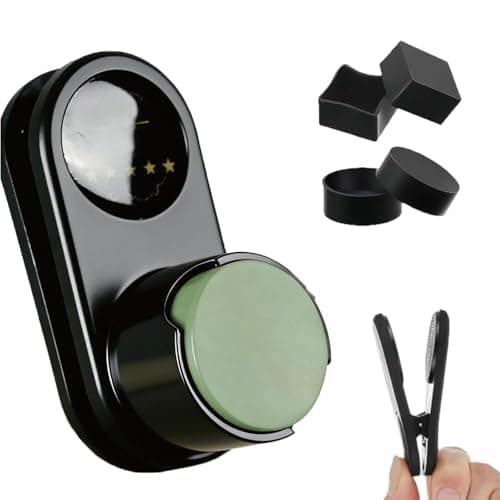 Image of Zavqiro Magnetic Pool Chalk Holder - Leak-Proof & Silent, Strong Magnetic Snooker Chalk Holder Clip with Silicone Gasket, Portable Billiard Cue Accessory for Professional and Home Games