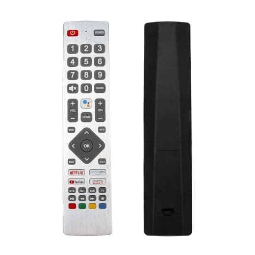 Image of Replacement Remote Control for Sharp Aquos Smart TV, Remote Universal, Generic UHD IR with 4 Shortcut Buttons, No Setup Required, Compatible with Multiple TV Models, Easy to Use for All TVs