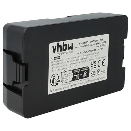 Image of vhbw Battery compatible with Flymo EasiLife Robotic Lawnmower (2500mAh, 18 V, Li-Ion)