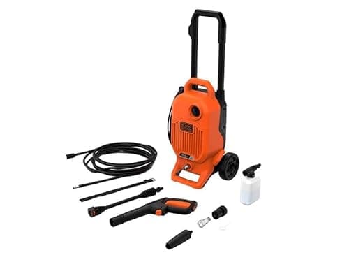 Image of Black+Decker 1700w Pressure Washer 125 Bar with Accessories